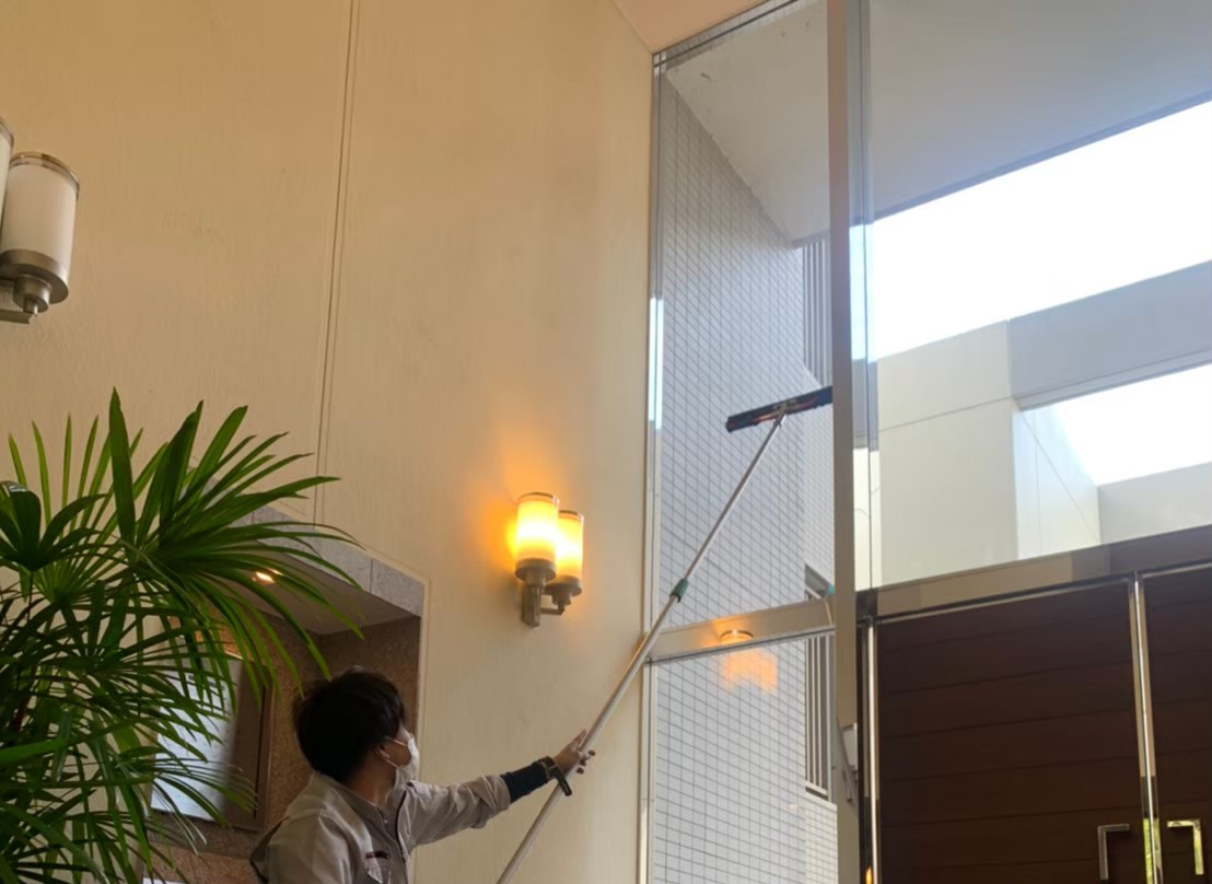 ガラスクリーニング